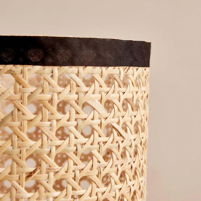 Opviq Lámpara de Mesa AYD-3442 Crema y Negro